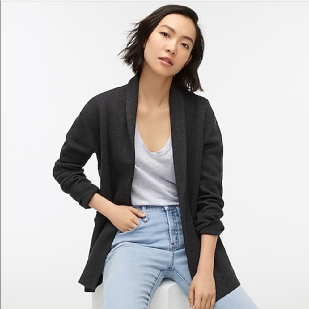 J. Crew Camille Shawl Collar Sweater Blazer NWT | Size Small